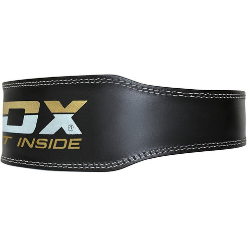 RDX 4 INCH LEATHER WEIGHT LIFTING BELT-5